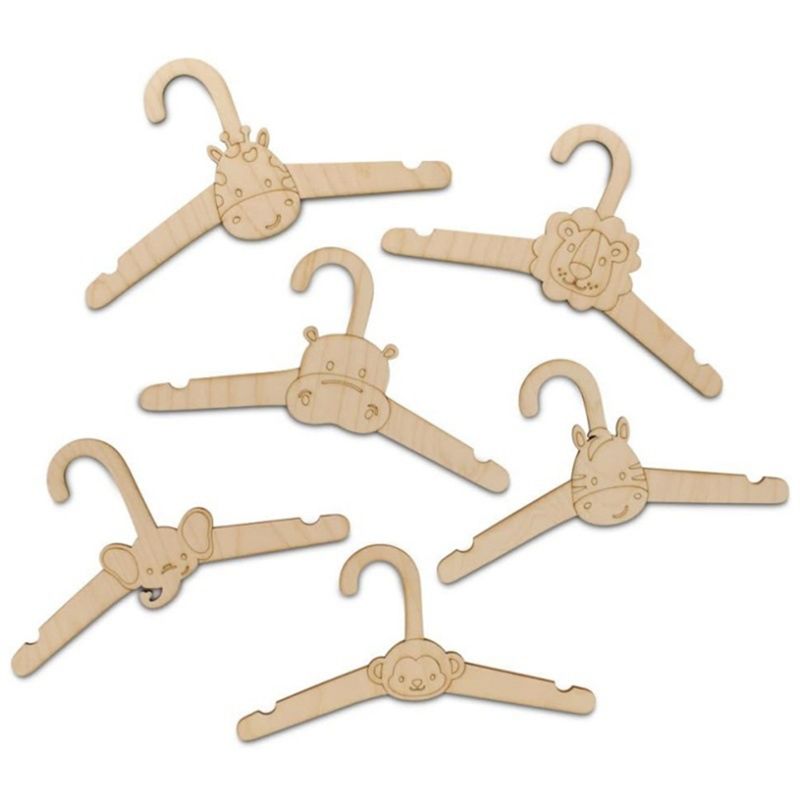 20PCS Cute Wooden Clothes Hang - огляд і ціна Baby Clothing Hanging Rack