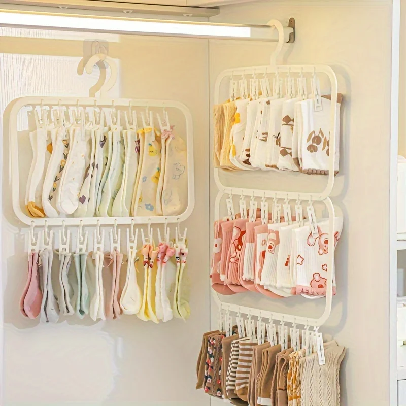 Household Multi-clip Baby Hang - огляд і ціна Baby Clothing Hanging Rack