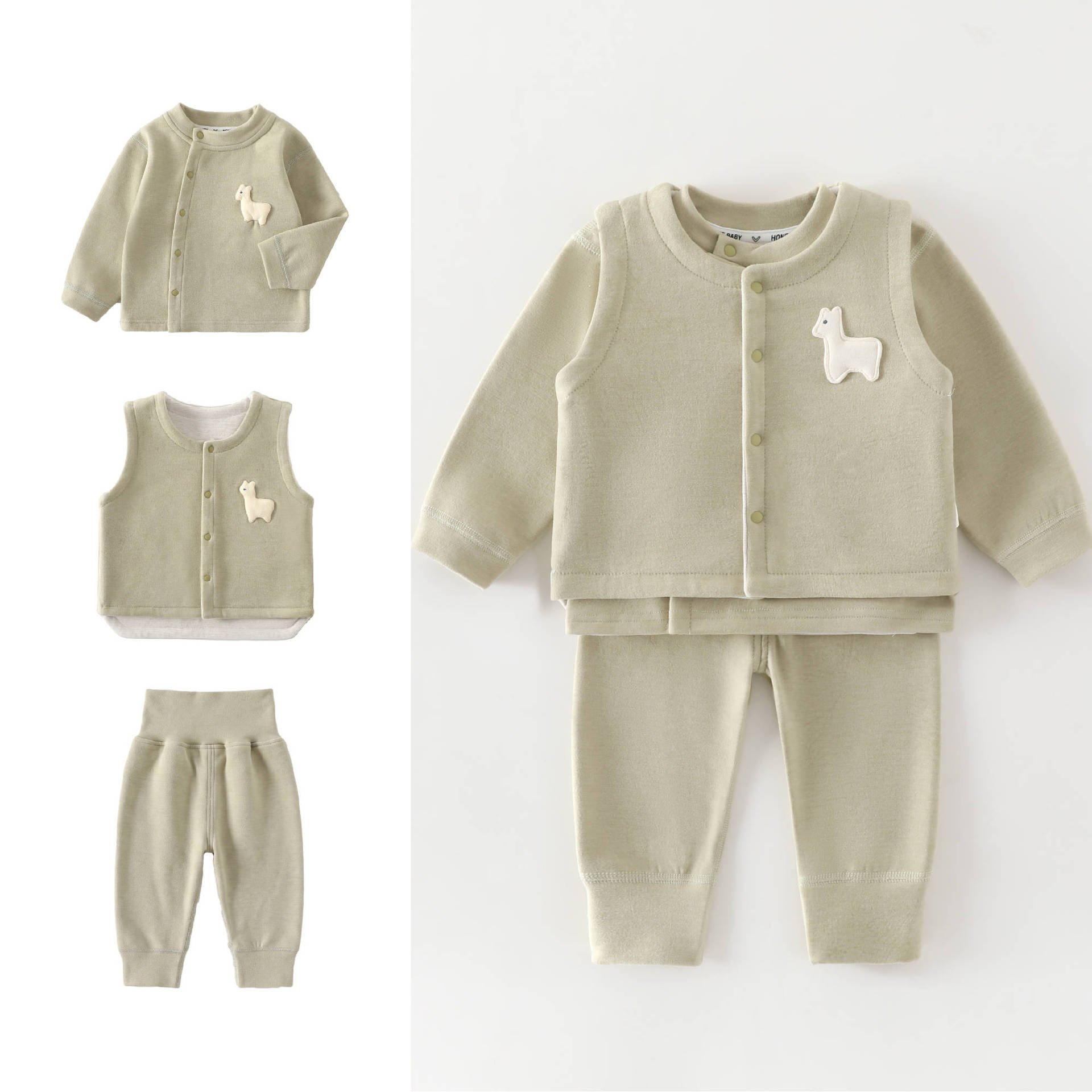 0-4 Year Old Baby Vest+long Sl - огляд і ціна Baby Clothing High Quality