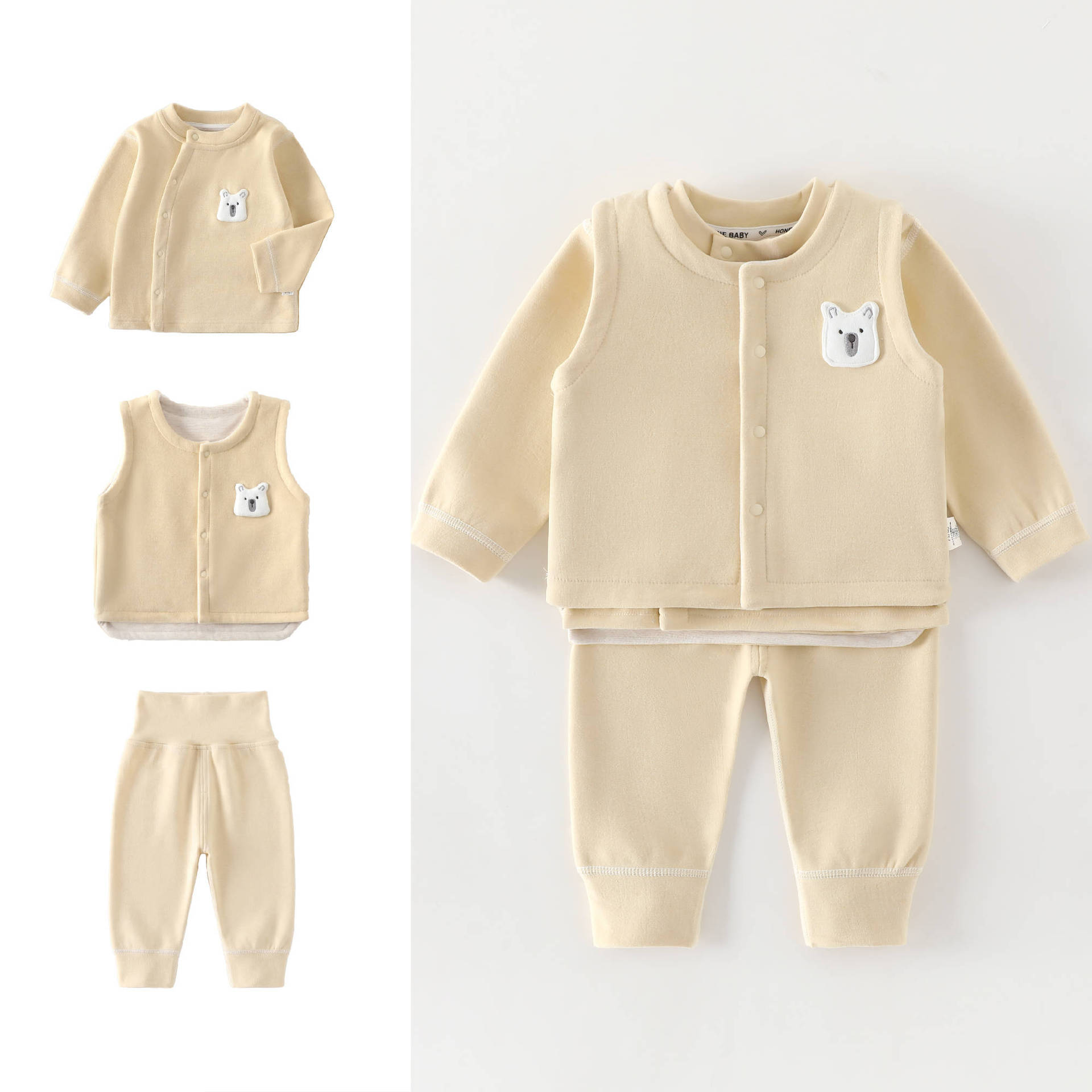 0-4 Year Old Baby Vest+long Sl - огляд і ціна Baby Clothing High Quality